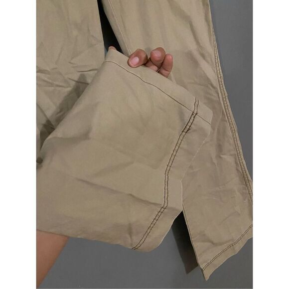 Maurices Tan Khaki Bootcut Pants With Belt Size 5/6 NWOT - Picture 2 of 7